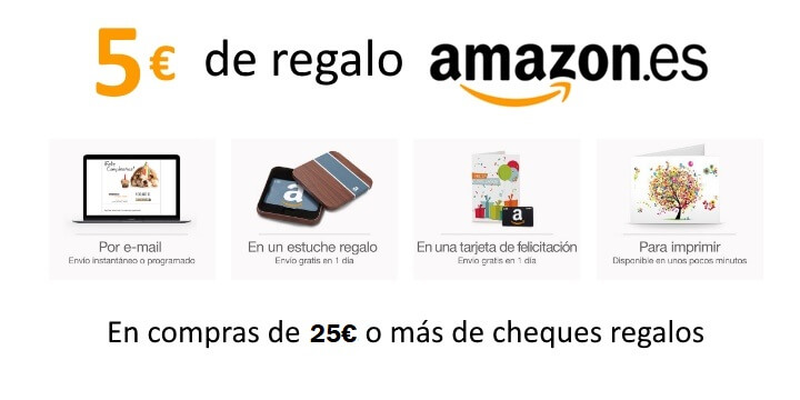 5€ gratis en Amazon